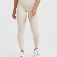 Timeless High Waisted Leggings | Sand