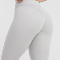 Timeless High Waisted Leggings | Light Grey
