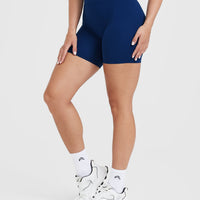 Timeless High Waisted Shorts 6" | Midnight