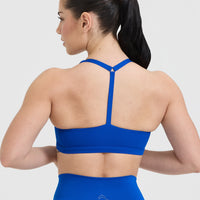 Timeless Square Neck Sports Bra | Cobalt