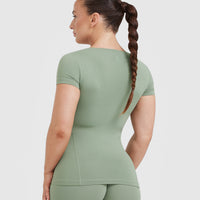 Timeless Short Sleeve Tee | Sage