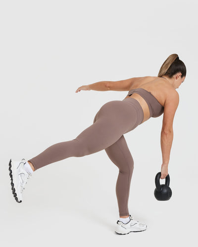 UnifiedMove™ High Waisted Leggings | Cool Brown