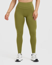 UnifiedMove™ High Waisted Leggings | Olive Green