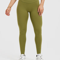 UnifiedMove™ High Waisted Leggings | Olive Green