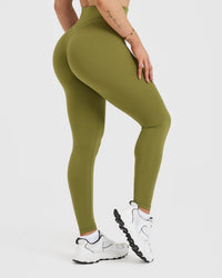 UnifiedMove™ High Waisted Leggings | Olive Green