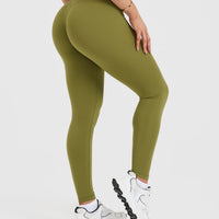 UnifiedMove™ High Waisted Leggings | Olive Green