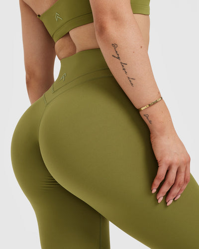 UnifiedMove™ High Waisted Leggings | Olive Green