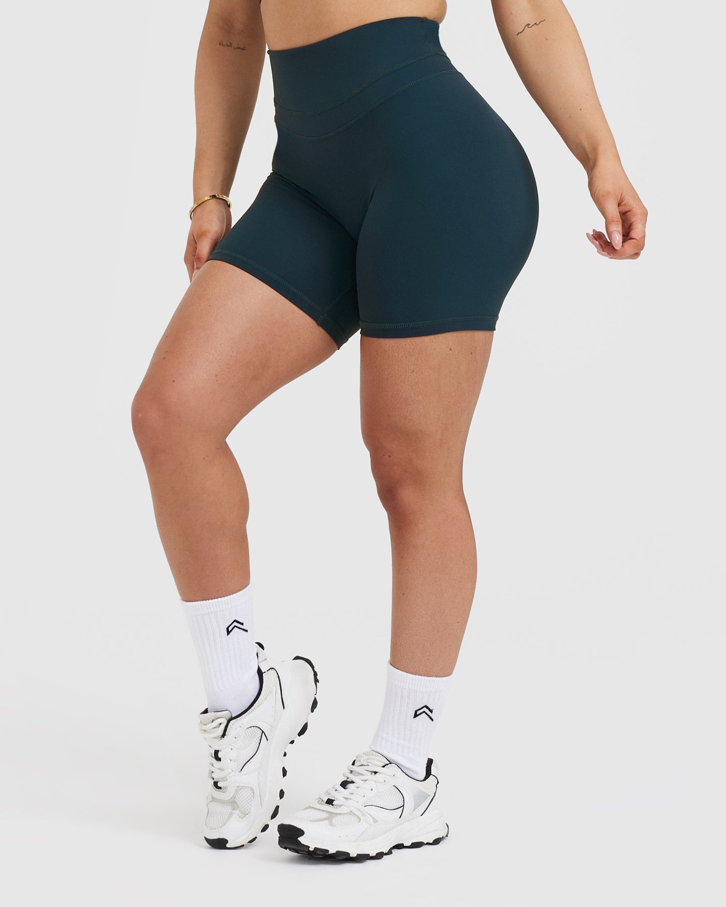 UnifiedMove™ High Waisted Shorts 6" | Oil Blue