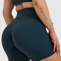 UnifiedMove™ High Waisted Shorts 6" | Oil Blue