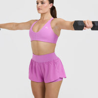 UnifiedMove™ Double Layer Shorts 5" | Orchid Purple