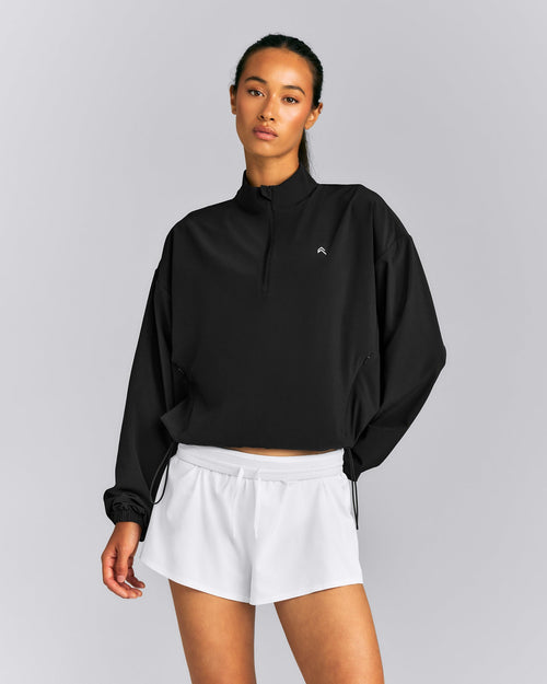 AirMove™ 1/2 Zip Jacket with Bonding | Black