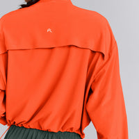 AirMove™ 1/2 Zip Jacket with Bonding New Branding | Energy Orange