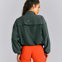 AirMove™ 1/2 Zip Jacket with Bonding New Branding | Shadow Green