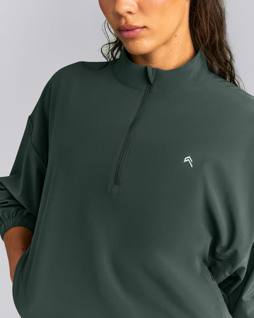 AirMove™ 1/2 Zip Jacket with Bonding | Shadow Green