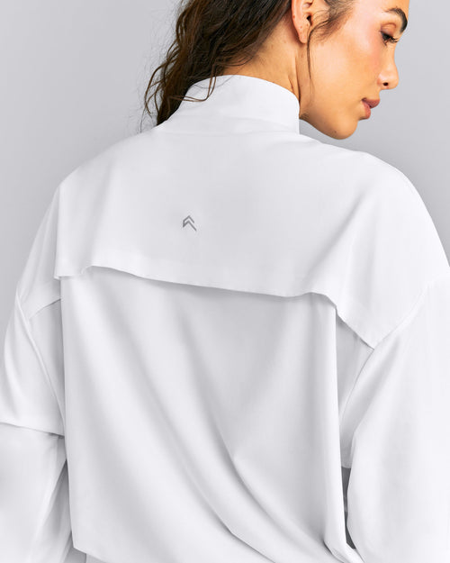 AirMove™ 1/2 Zip Jacket with Bonding | White