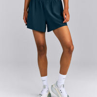 AirMove™ Lined Pocket Shorts 4" | Oil Blue