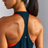 PrecisionMove™ Drop Armhole Tank Top | Dark Oil Blue