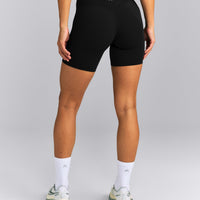 UnifiedMove™ V Front Mid Rise Shorts 6" New Branding | Black