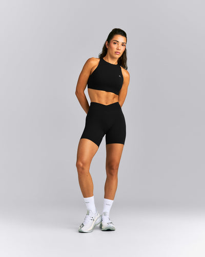 UnifiedMove™ V Front Mid Rise Shorts 6" New Branding | Black