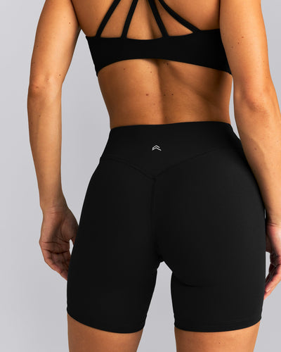 UnifiedMove™ V Front Mid Rise Shorts 6" New Branding | Black