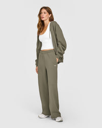 Foundations Straight Leg Joggers | Alpine Green