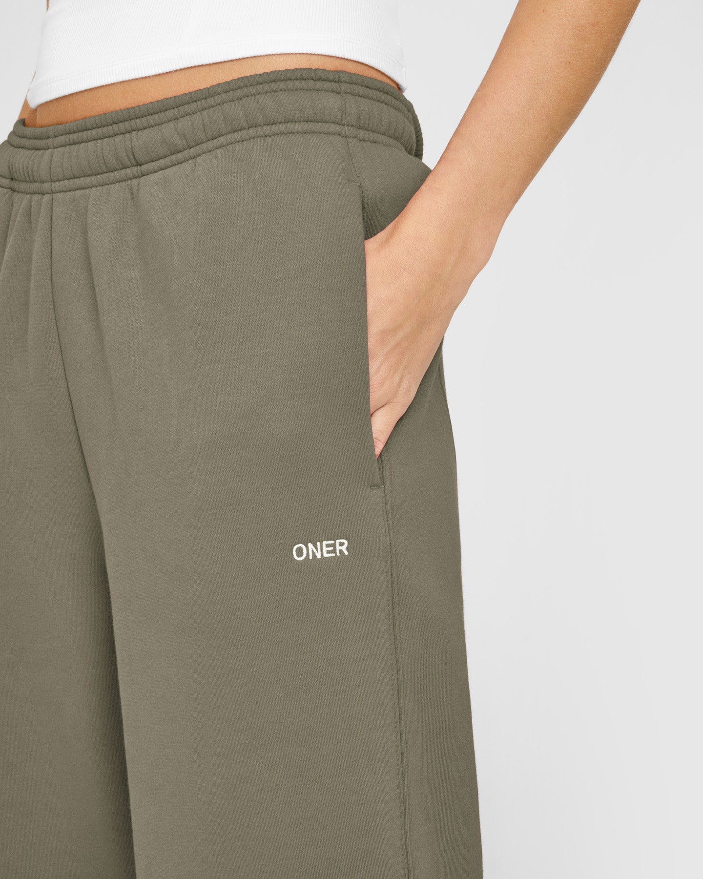 Foundations Straight Leg Joggers | Alpine Green