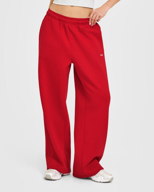Oner Modal Foundations Straight Leg Joggers | Toasted Red