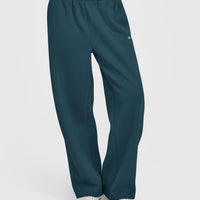 Foundations Straight Leg Joggers | Oil Blue