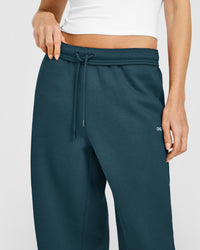 Foundations Straight Leg Joggers | Oil Blue