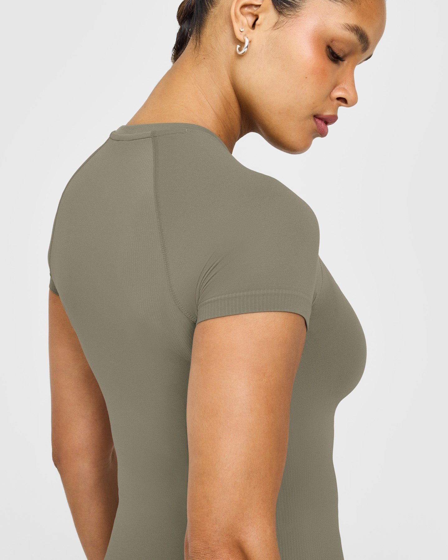Go To Seamless Fitted Top | Alpine Green