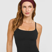 SoftMotion™ Headband with White Logo | Light Rosewood