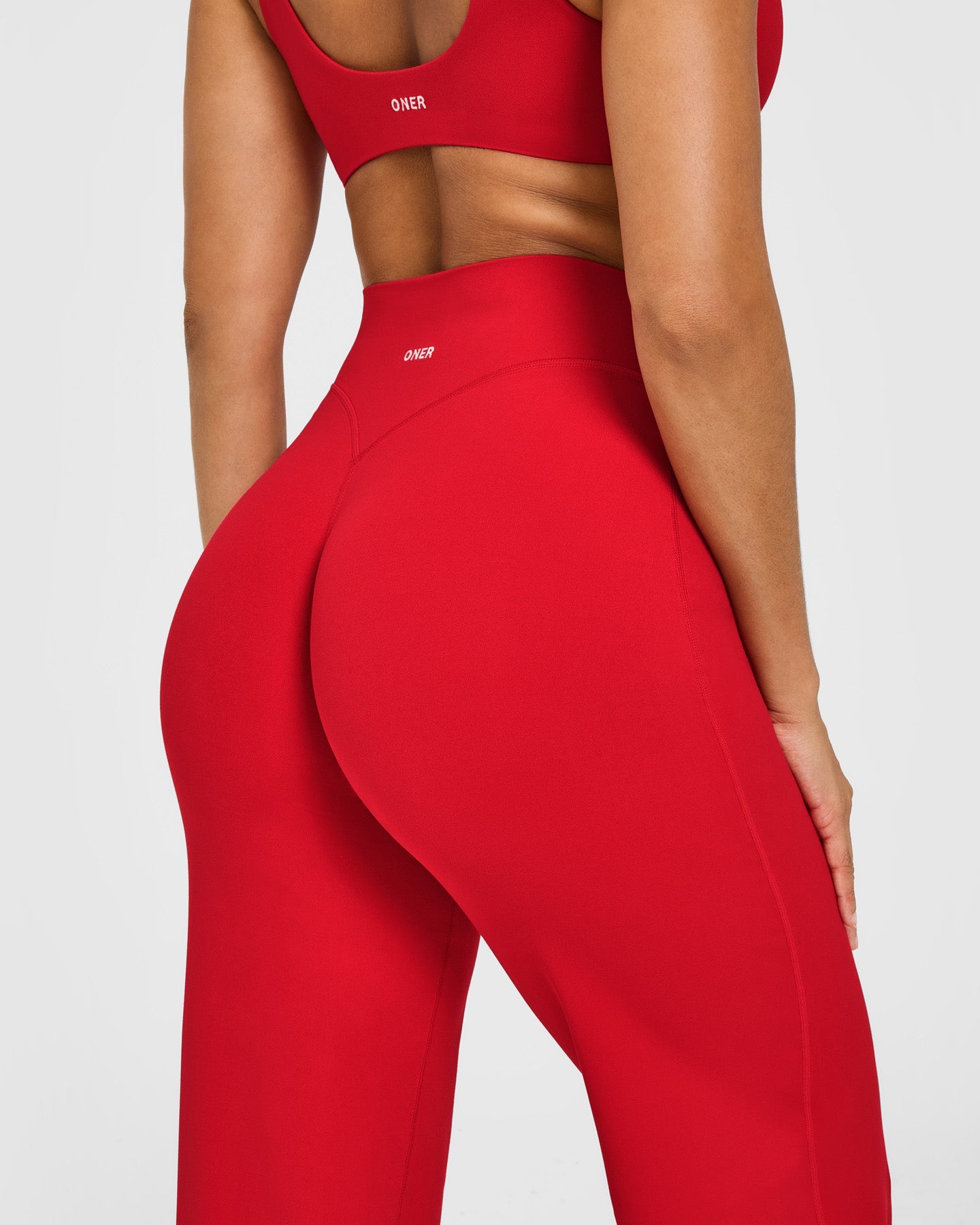 SoftMotion™ Straight Leg Bottoms with White Logo | Light Toasted Red