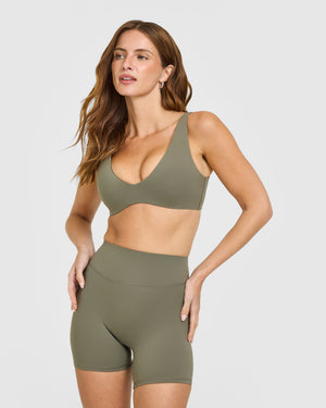幻のアルバム◆北欧メロハー,AOR◆TREAT/MUSCLE IN MOTION SoftMotion™ Scoop Back Bralette in Alpine Green | Oner Active US