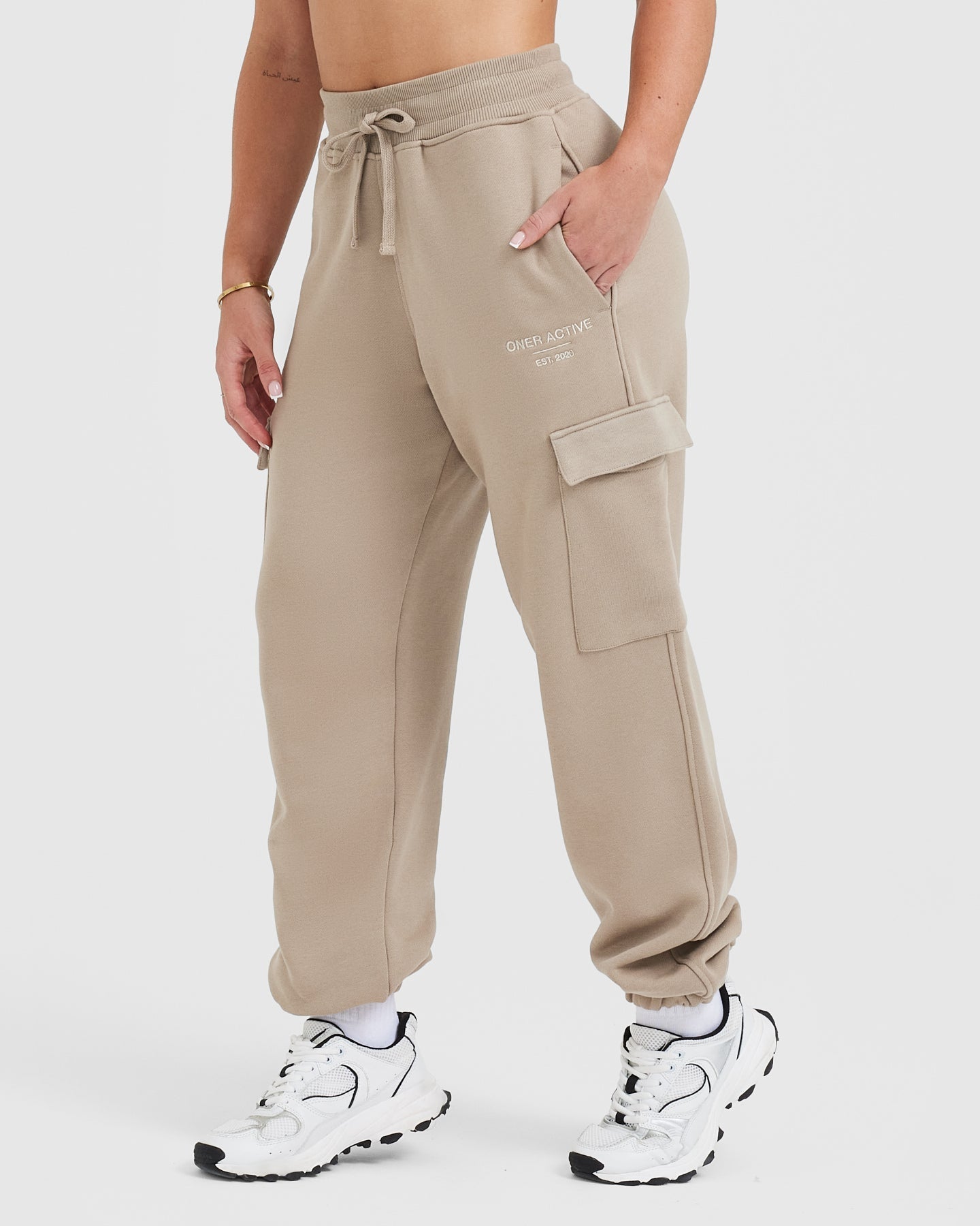 All Day Lightweight Cargo Jogger | White