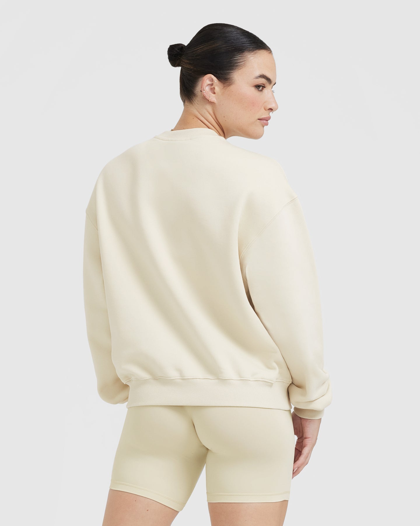 Women\'s Oversized Sweatshirt - Vanilla | Oner Active US