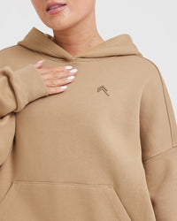 All Day Oversized Hoodie | Dune Brown