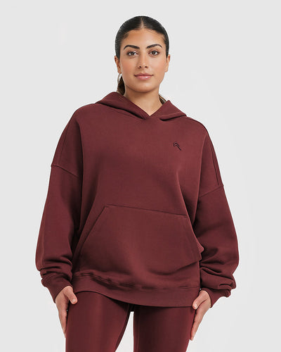 All Day Oversized Hoodie | Mulled Wine