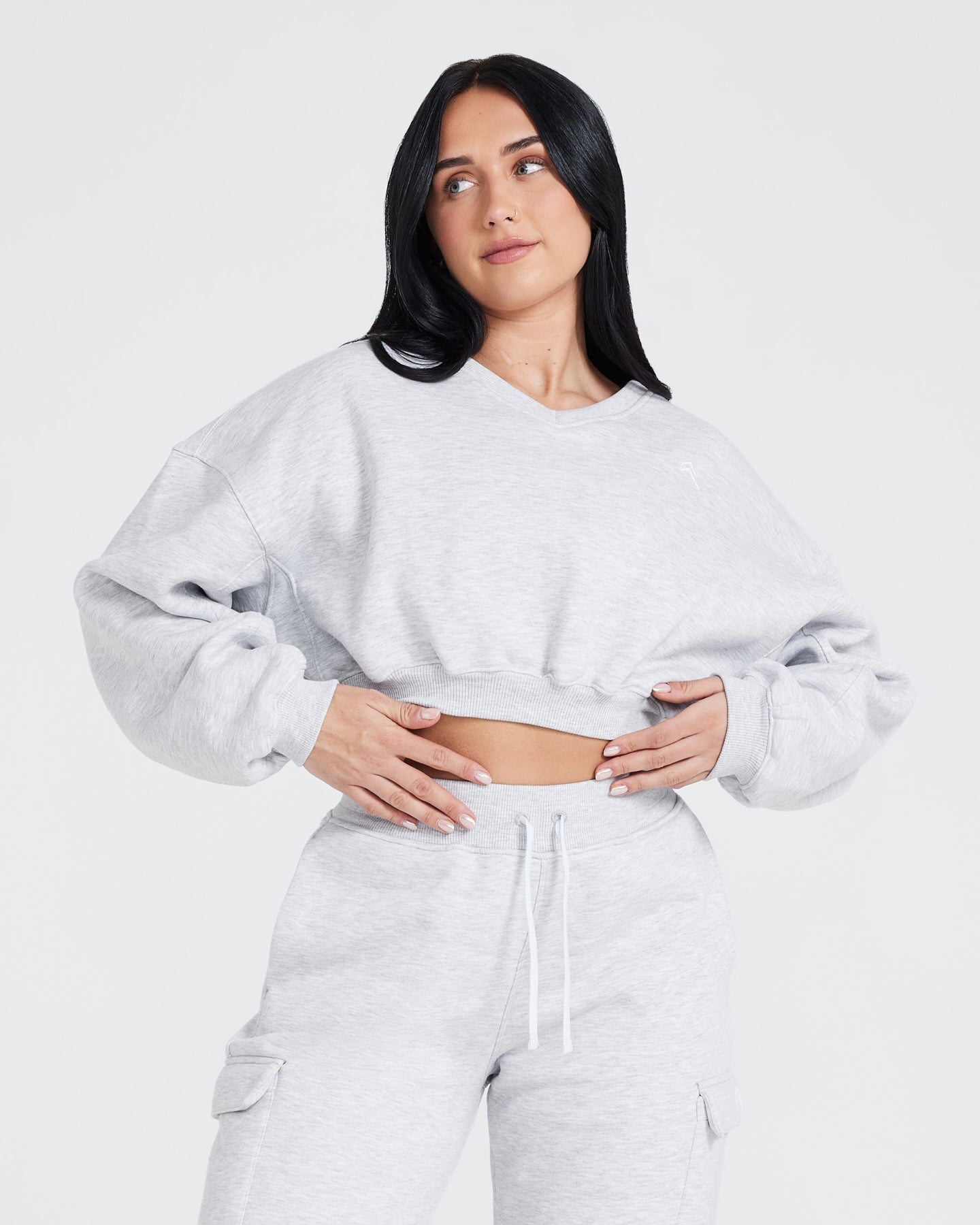 Women's oversized v neck sweatshirts Clearance