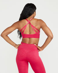 Classic Seamless Sports Bra | Berry Bloom Marl