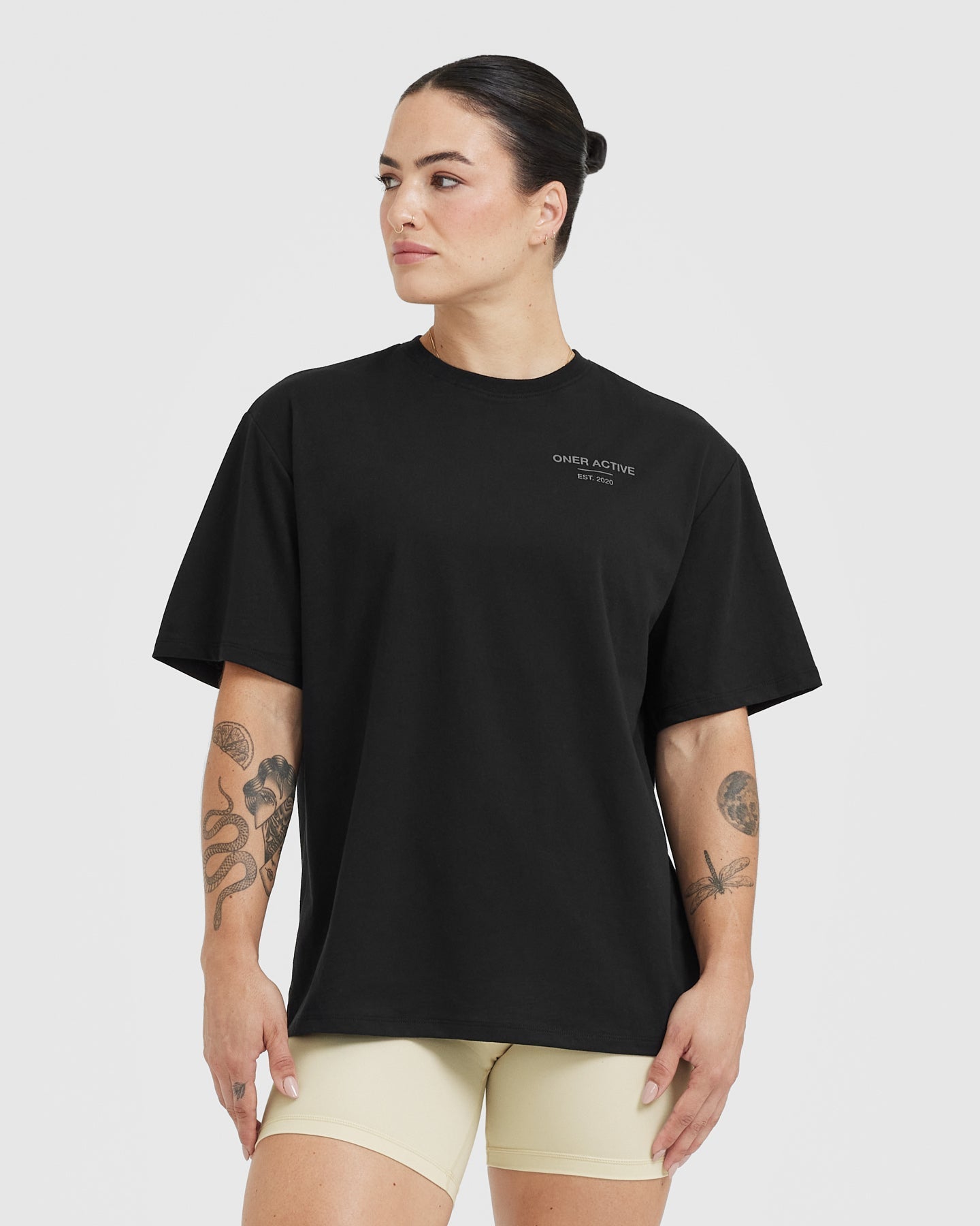 Black Oversized TShirt Women's Classic Lifters Oner Active US