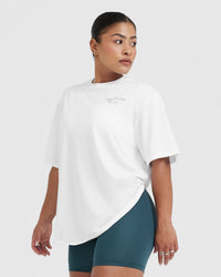 Classic Lifters Graphic Oversized Lightweight T-Shirt | White