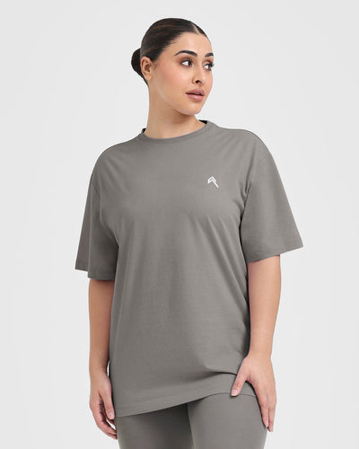 Classic Oversized Lightweight T-Shirt | Ash Grey