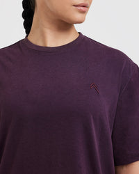 Classic Oversized Lightweight T-Shirt | Blackberry Purple