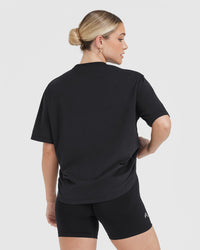 Classic Oversized Lightweight T-Shirt | Black