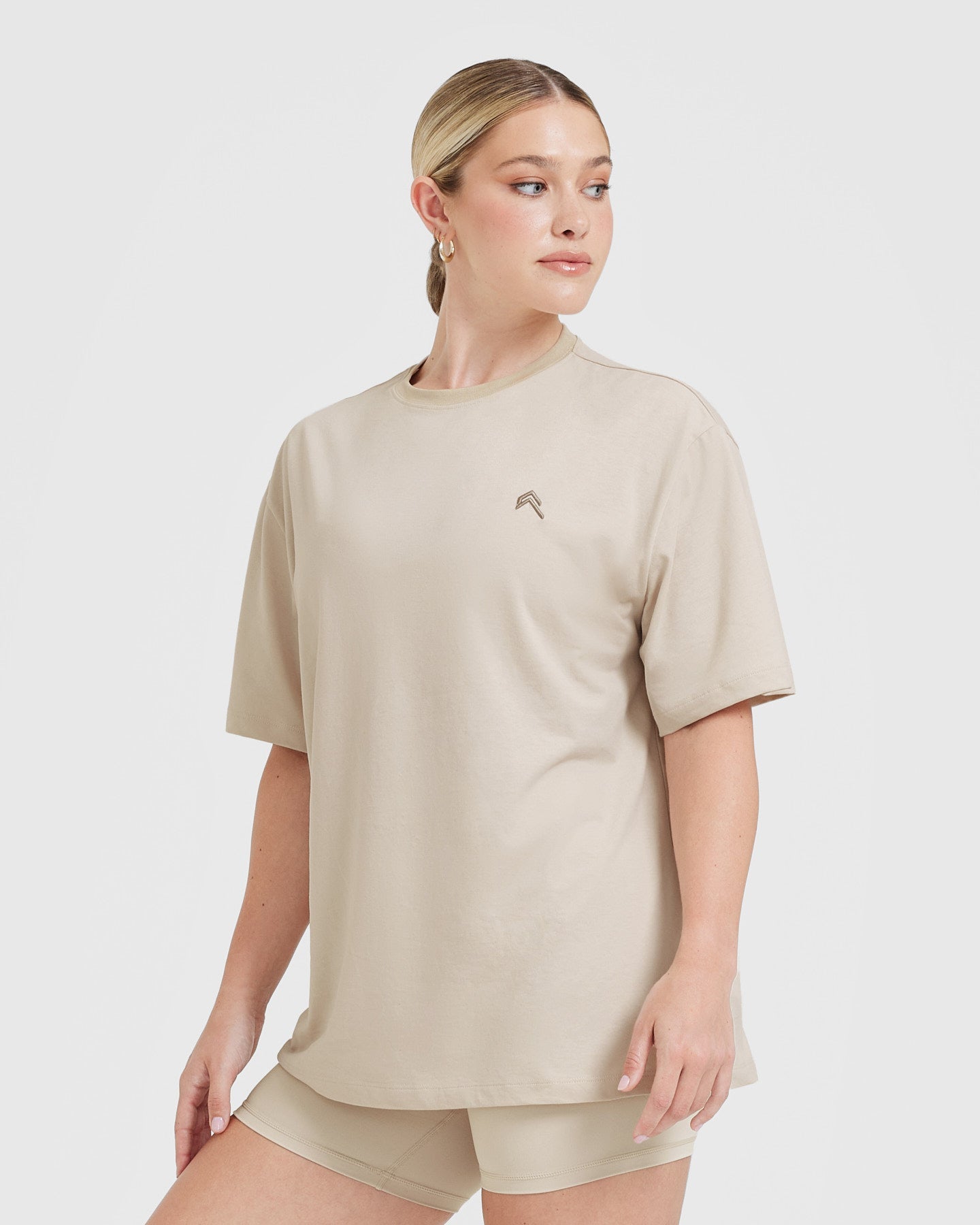 Oversized T-Shirt for Ladies - | Active US Oner Sand