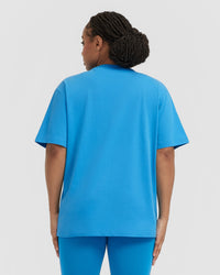 Classic Oversized Lightweight T-Shirt | Tropical Blue