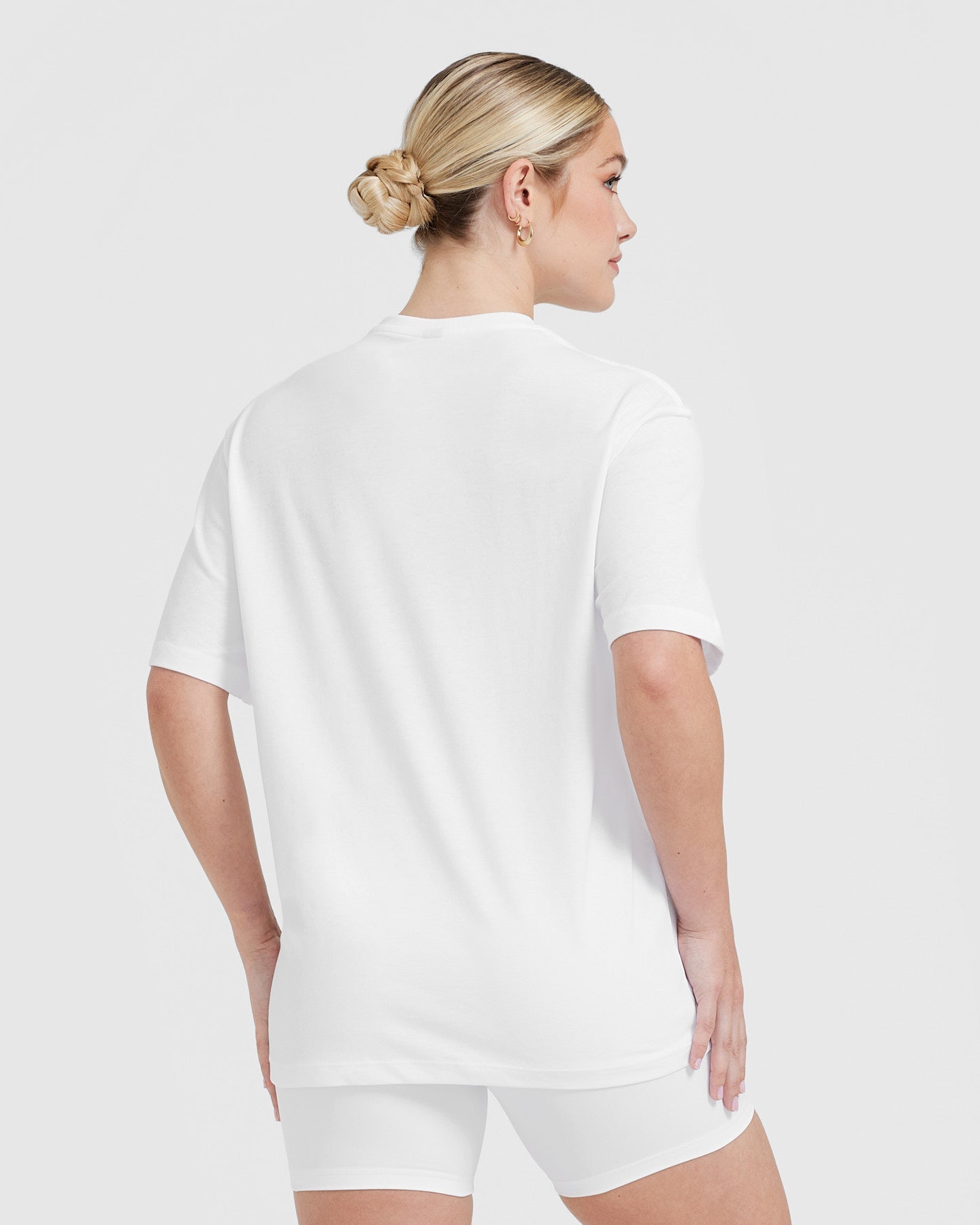 US - Oner T-Shirt Fabric Lightweight Active Oversized | Women\'s White