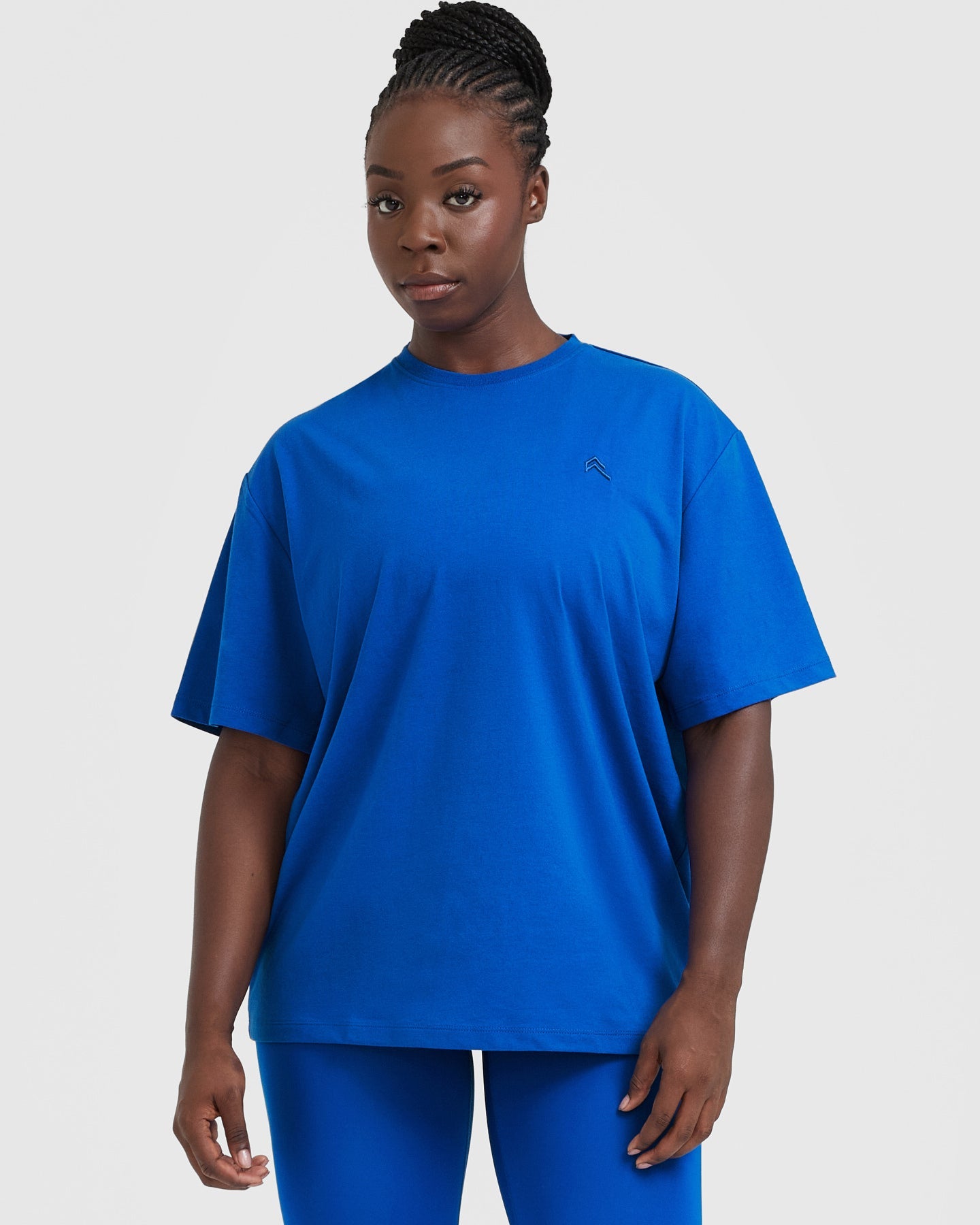 Cobalt Blue T-Shirt Oversized Active US | Oner Women\'s 