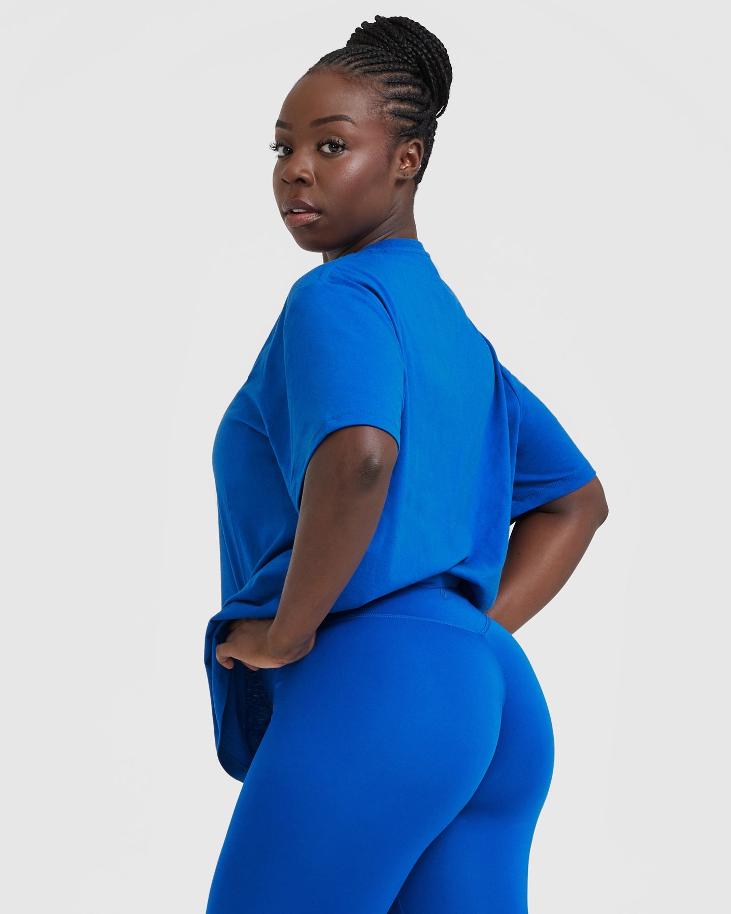 Cobalt Blue T-Shirt | - Oversized Active Oner US Women\'s