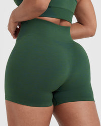 Classic Seamless 2.0 Booty Shorts | Evergreen Marl